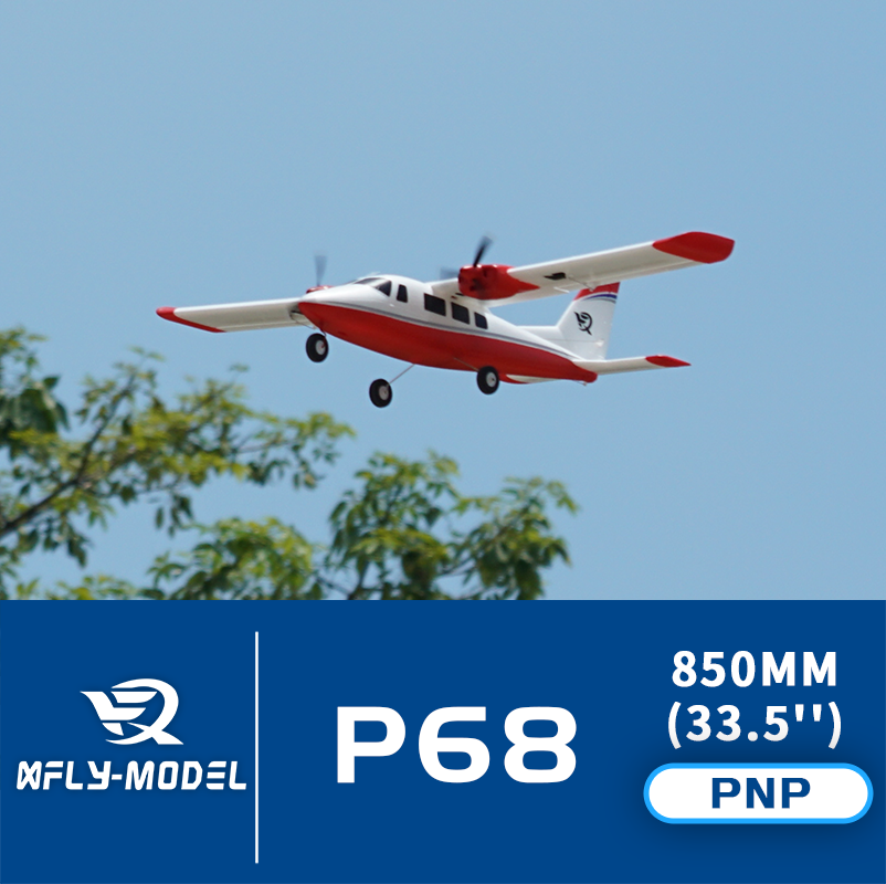 Rc Hobby Engine - XFly Model 850mm P68 Twin Engine