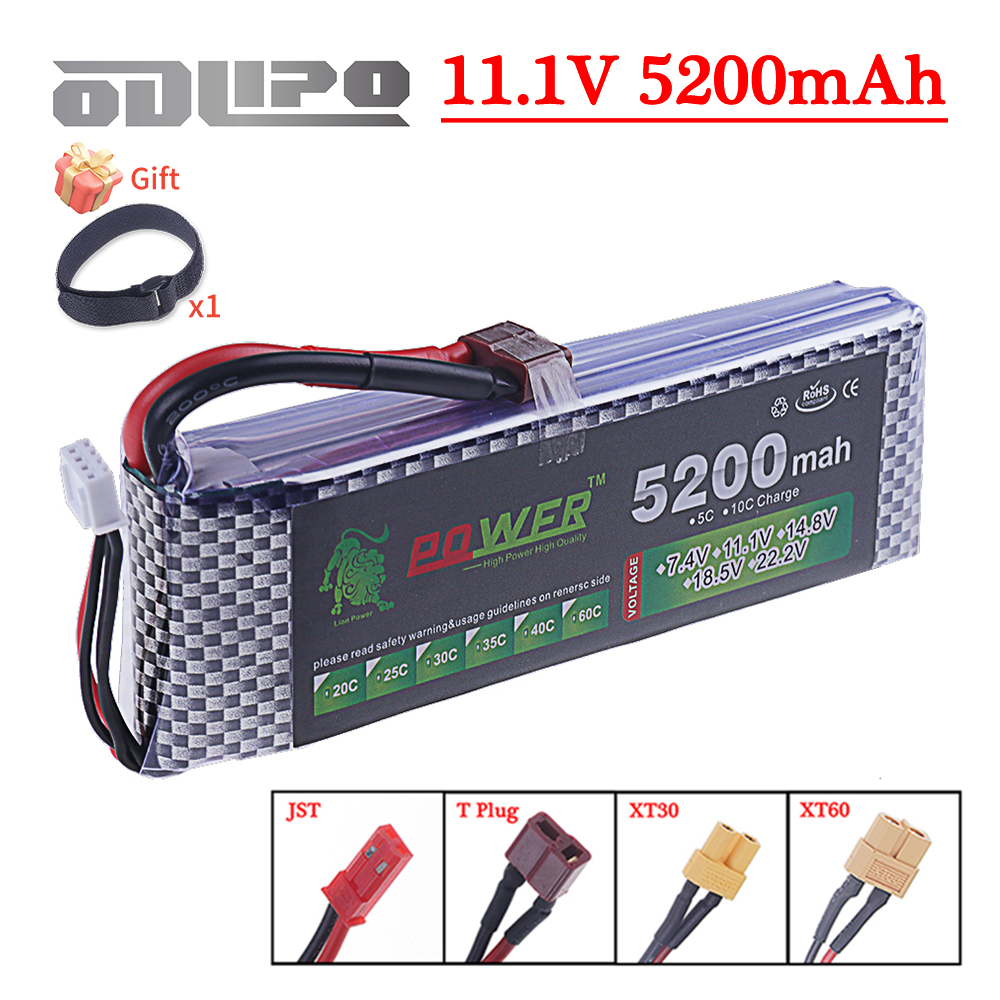 Rc Hobby Helicopter - 3S Lipo Battery 11.1V 5200mah 40C