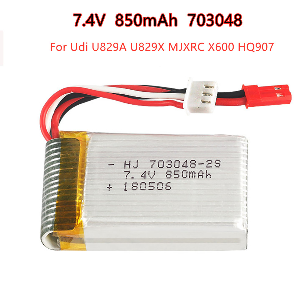 1-5pcs  2s 7.4V 850mAh 703048  – Rc Hobby Helicopter Bewertung und Preis