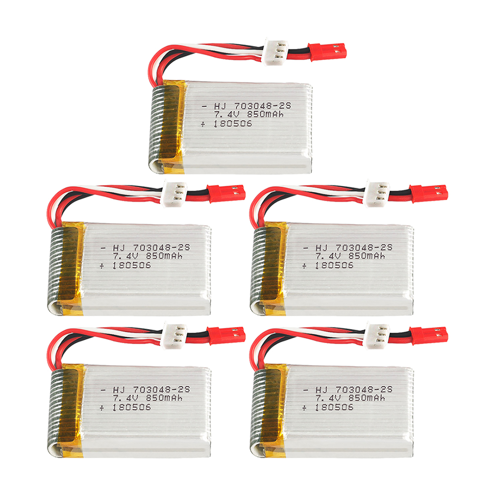 1-5pcs  2s 7.4V 850mAh 703048  – Rc Hobby Helicopter Bewertung und Preis