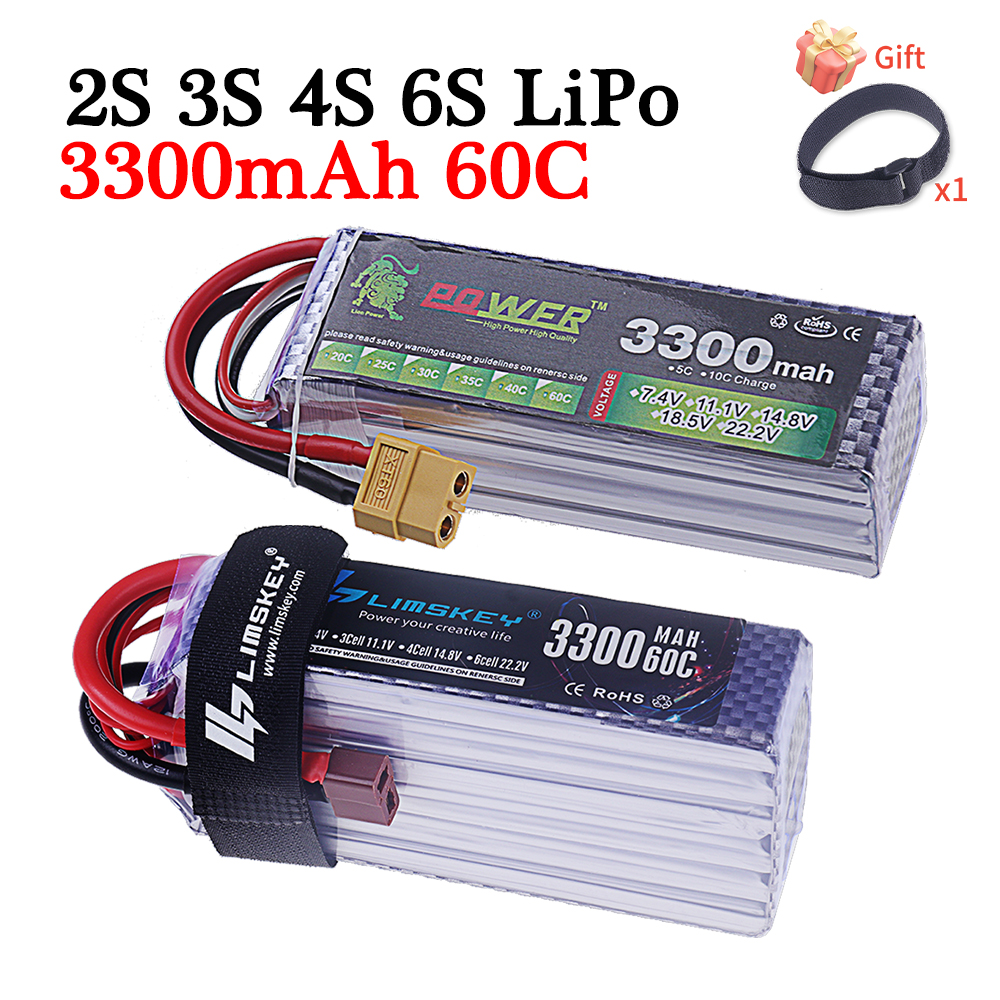 60C Lipo Battery 3300mAh 7.4V  – Rc Hobby Helicopter Bewertung und Preis