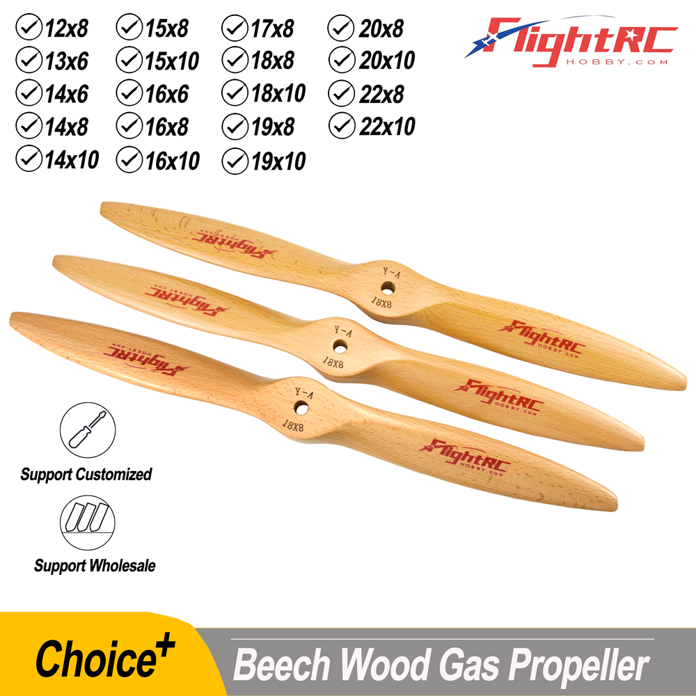1Pc Wooden Beech Propeller CW  – Rc Hobby Engine Bewertung und Preis