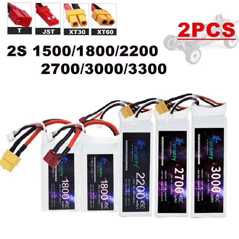 2PCS 7.4V Lipo 2S Battery 1500 – Rc Hobby Helicopter Bewertung und Preis