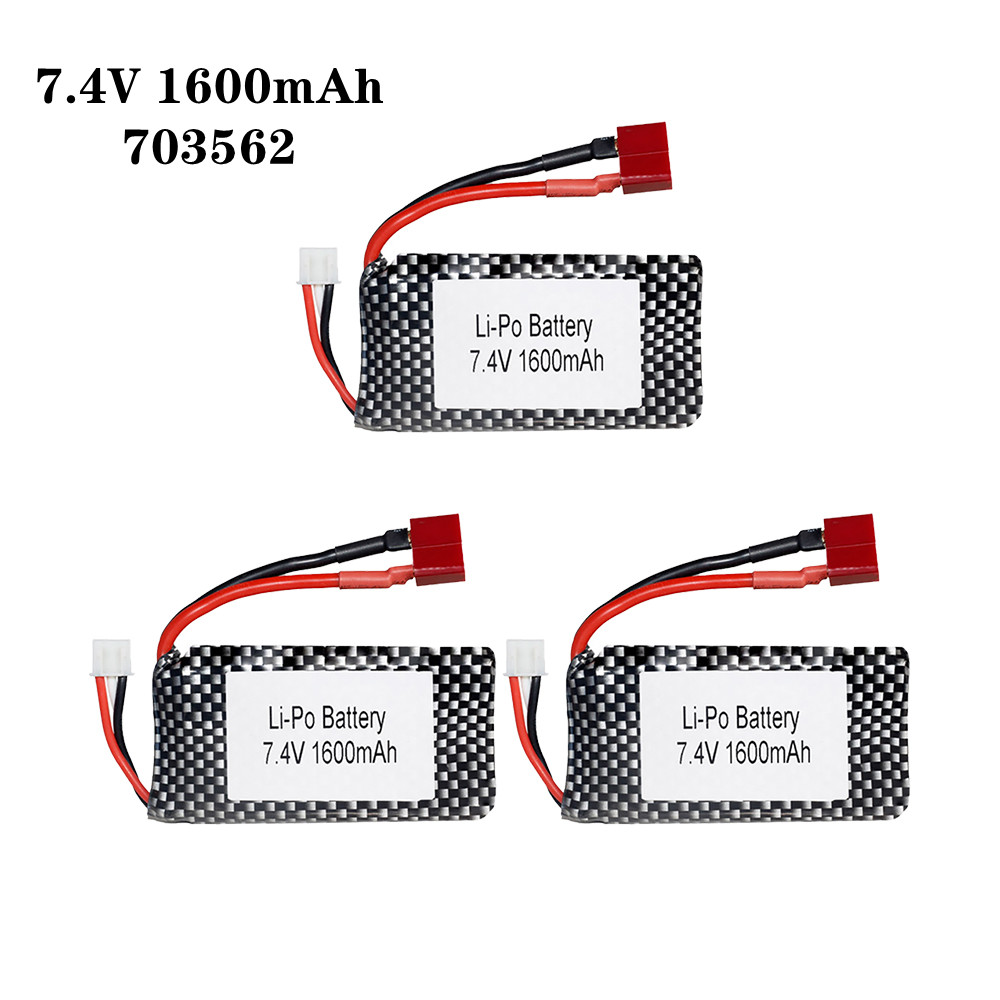 1/2/3pcs/Lot 7.4v 1600mah 7035 – Rc Hobby Helicopter Bewertung und Preis