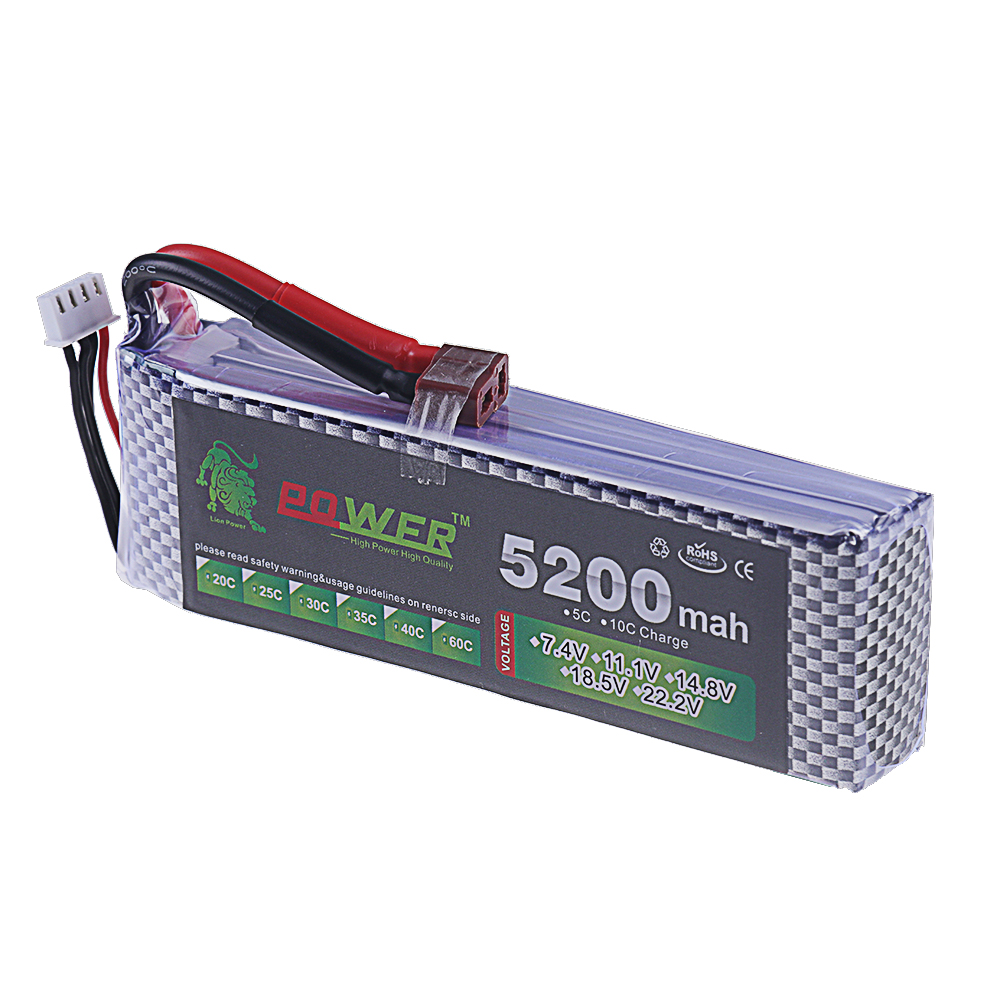 3S Lipo Battery 11.1V 5200mah  – Rc Hobby Helicopter Bewertung und Preis